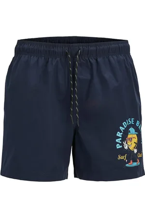 JACK & JONES Jpstmaui Jjswim Leg Print Akm Jnr Navy Jack & J S