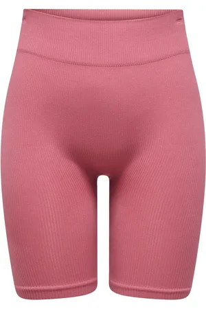 ONLY Onpjaia Life Hw Seam Long Shorts Noos Pink