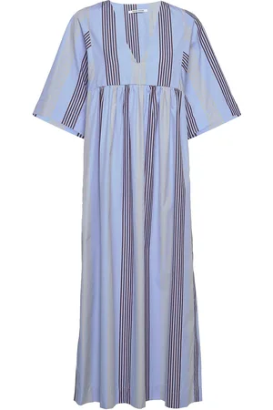 WoodWood Sabine Poplin Stripe Dress Patterned