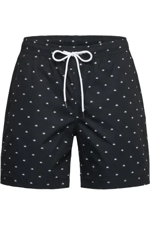 TOM TAILOR All Over Printed Swim Shorts Black