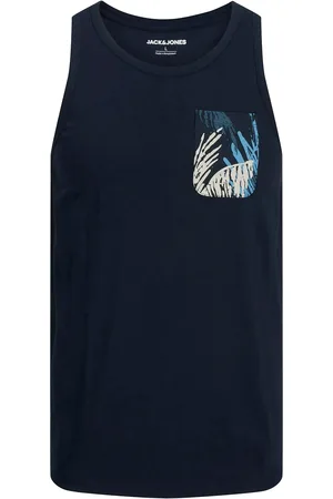 JACK & JONES Jjhawaii Pocket Tanktop Sl Black Jack & J S