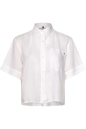 Tommy Hilfiger Ess Linen Relaxed S/S Shirt White