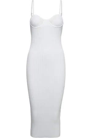 Helmut Lang Eyelet Bra Dress.war White