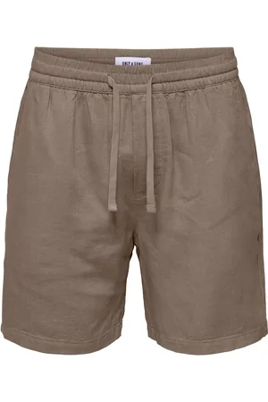 Only & Sons Onstel Visc Lin Shorts 0075 Cs Beige