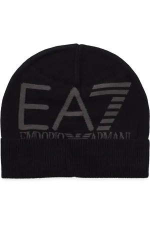 EA7 Beanie Hat Black