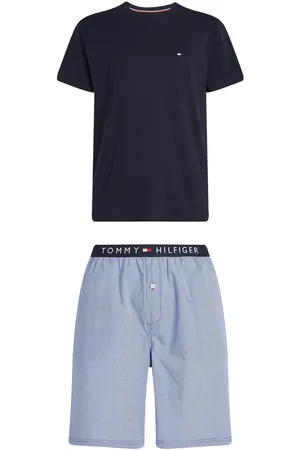 Tommy Hilfiger Ss Woven Pj Set Print Navy