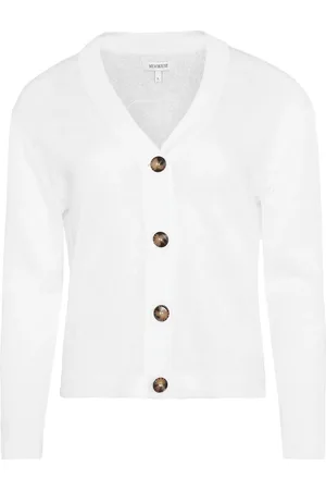Newhouse Lova Linen Cardigan White