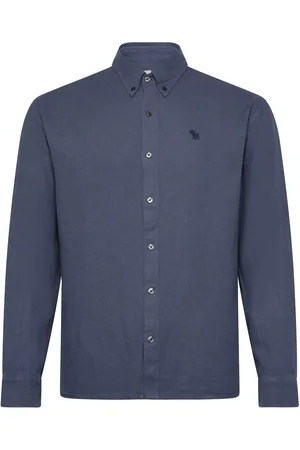 Abercrombie & Fitch Anf Mens Wovens Blue