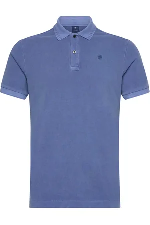 G-Star Dunda Overdyed Slim Polo S\S Blue