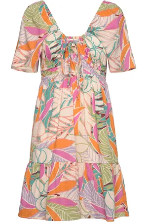 Rip Curl Cala Vadella Mini Dress Patterned