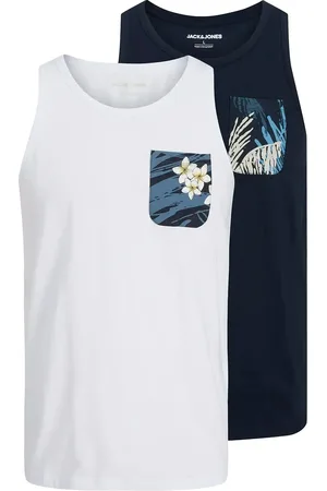 JACK & JONES Jjhawaii Pocket Tanktop Sl 2Pk Mp Patterned Jack & J S
