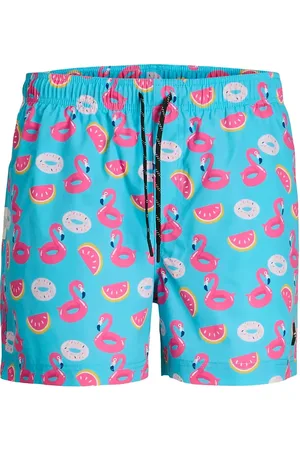 JACK & JONES Jpstmaui Jjswim Novelty Aop Akm Sn Blue Jack & J S