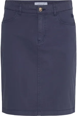 Newhouse Ally Chino Skirt Navy