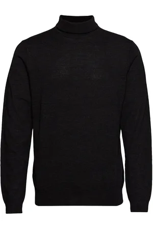 Casual Friday Cfkonrad Merino Roll Neck Knit Black