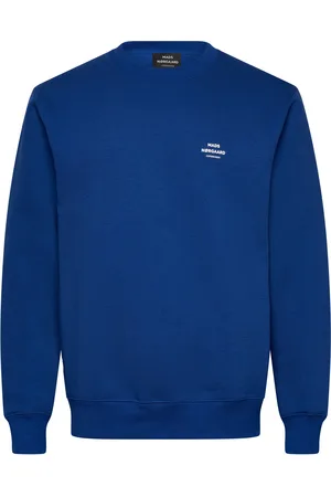 Mads Norgaard Standard Crew Logo Sweat Blue