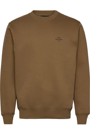 Mads Norgaard Standard Crew Logo Sweat Brown