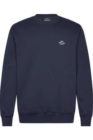 Mads Norgaard Standard Crew Logo Sweat Blue