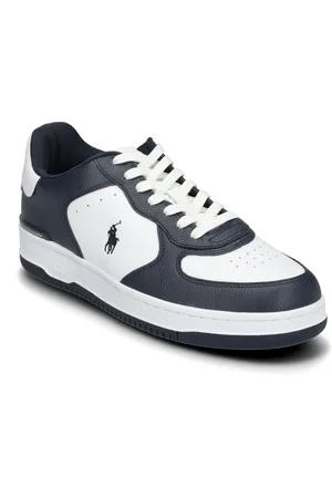 Ralph Lauren Masters Court Leather Sneaker Navy