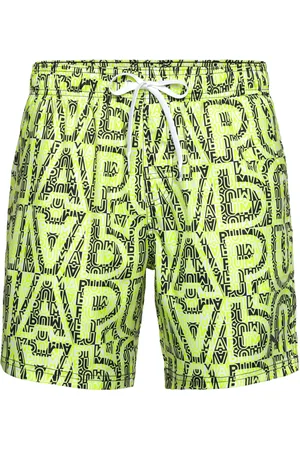 PUMA Men Printed Mid Shorts 1P Green