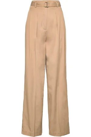 GANT D2. Hw Pleated Fluid Chinos Beige