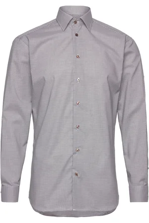 BOSWEEL SHIRTS EST. 1937 Small Check On Grey