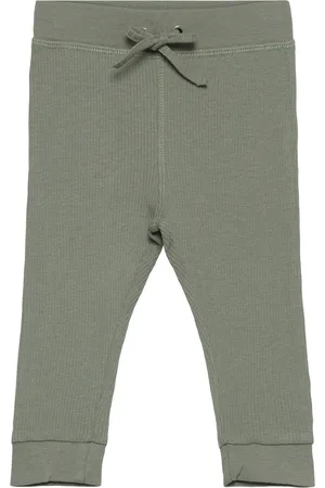 Minymo Pants Rib Green
