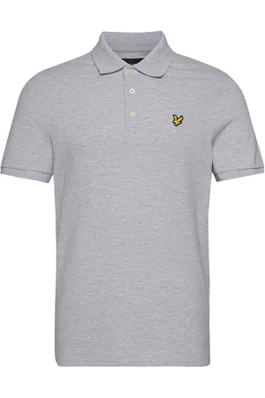 Lyle & Scott Plain Polo Shirt Grey