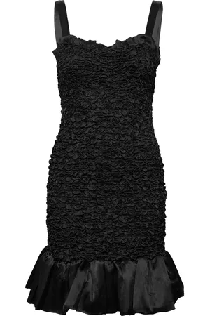 by Ti Mo Crèpe Satin Strap Dress