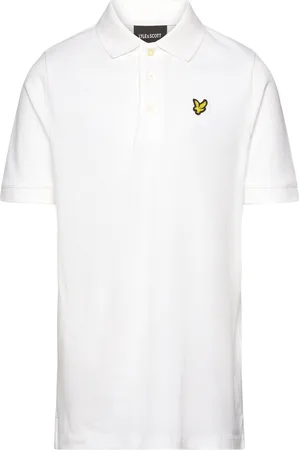 Lyle & Scott Plain Polo Shirt White