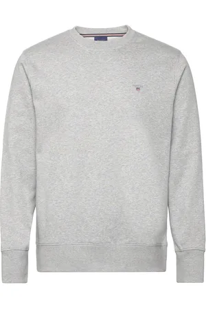 GANT Reg Emb Original Shield C-Neck Grey