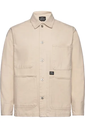 Mads Norgaard Natur Cotton Chore Jacket Beige