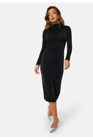 VILA Verona Funnel Neck Mid Dress XL