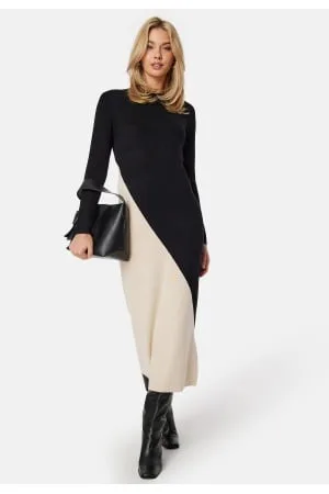 Object Objester Block Knit Dress XS