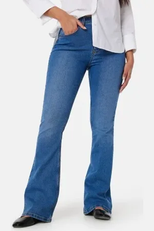 Hazel Blues®  Ivy High Waisted Bootcut Medium Wash Jeans