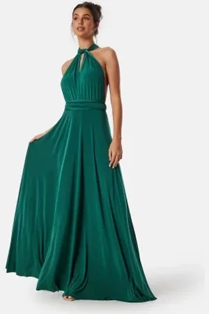 Goddiva Multi Tie Maxi Dress S (UK10)