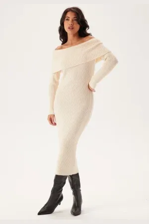 ONLY Onlkatia Ls Off Shoulder Dress M