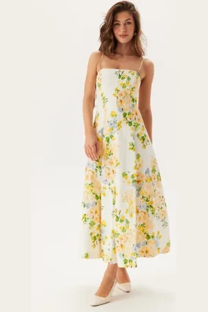 Forever New Charlotte Strapless Printed Midi Dress 36(UK8)