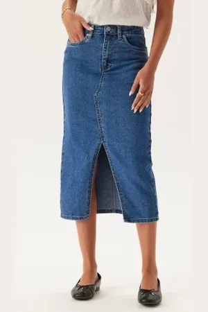 ONLY Onlsiri Front Slit Skirt Dnm XS