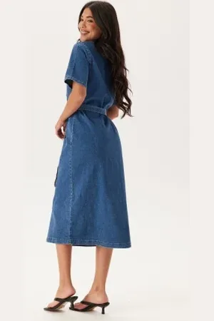 ONLY Onllana Ss Long Dress Dnm XS