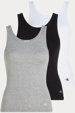 Calvin Klein Scoop Neck Cotton Tank 3pk XS