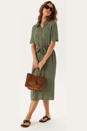 Pieces® Pcpia 2/4 MIDI SHIRT DRESS XS