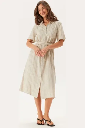 Pieces® Pcpia 2/4 MIDI SHIRT DRESS S
