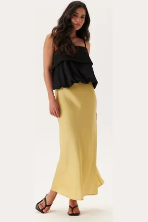 ONLY Onlchigo Ankel Satin Skirt XS