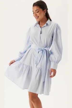 GANT Reg Classic Poplin Striped Dre 36