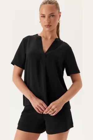 BUBBLEROOM V-neck Blouse XS