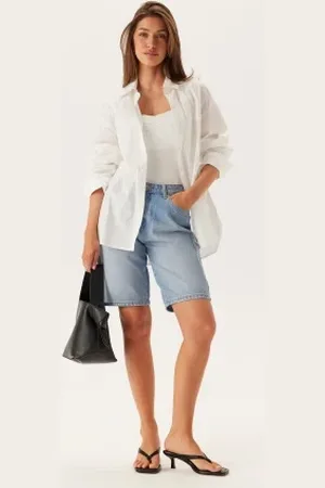 ONLY Onlsonny Hw Wide Dnm Shorts XS