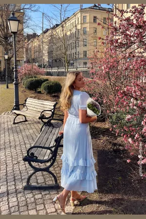 Happy Holly Flounce Dress 32/34