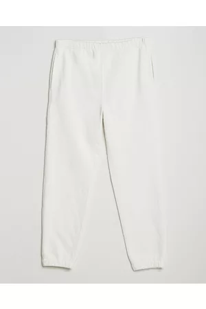 Ralph Lauren Herre Joggebukser - Vintage Fleece Sweatpants Deckwash White