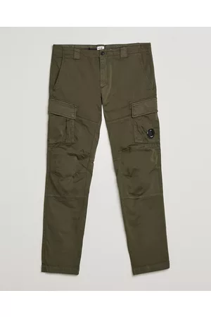 C.P. Company Herre Cargobukser - Satin Stretch Cargo Pants Olive