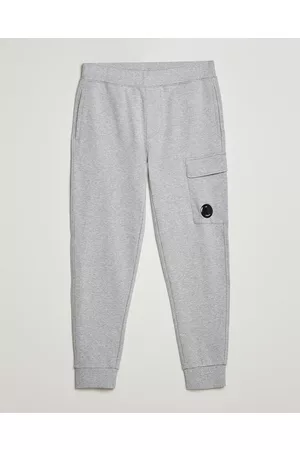 C.P. Company Herre Joggebukser - Diagonal Raised Fleece Lens Sweatpants Grey